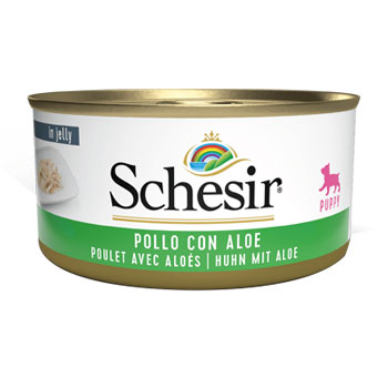 SCHESIR DOG PUPPY POLLO/ALOE 150GR