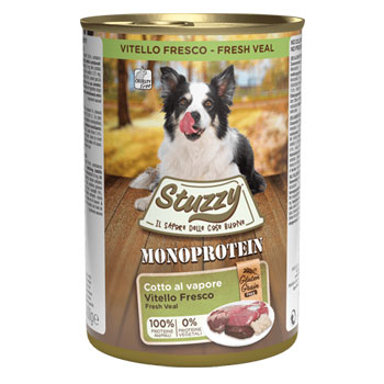 STUZZY DOG MONOPROTEIN VITELLO 400 GR
