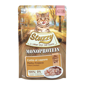 STUZZY CAT MONOPROTEIN BUSTE KITTEN POLLO 85GR