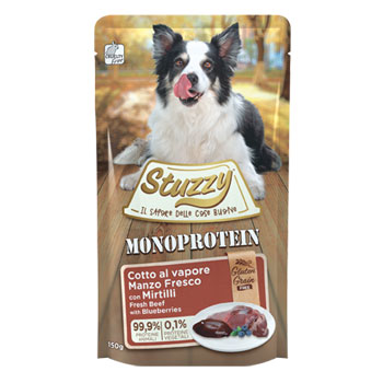 STUZZY DOG MONOPROTEIN BUSTE MANZO 150GR