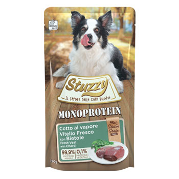 STUZZY DOG MONOPROTEIN BUSTE VITELLO 150GR