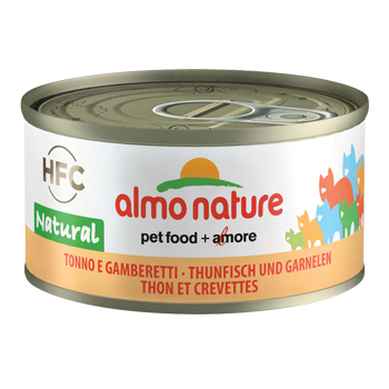 ALMO NATURE CAT NATURAL LATTINA 70 GR Tonno Gamberetti