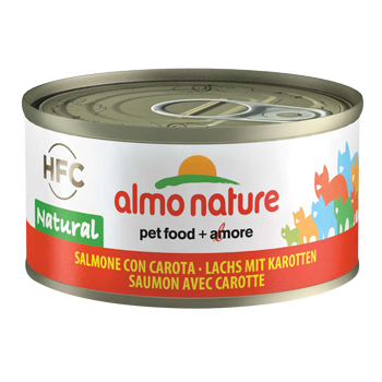 ALMO NATURE CAT JELLY LATTINA 70 GR Salmone Carota