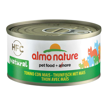 ALMO NATURE CAT NATURAL LATTINA 70 GR Tonno Mais