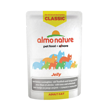 ALMO NATURE CAT Jelly Tonno Acciughine 55 Gr