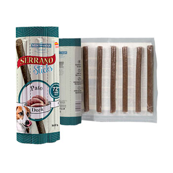 SERRANO STICKS ANATRA 16*12GR