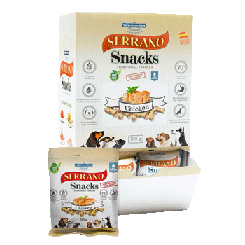 SERRANO SNACKS POLLO Display 25PZ 85GR