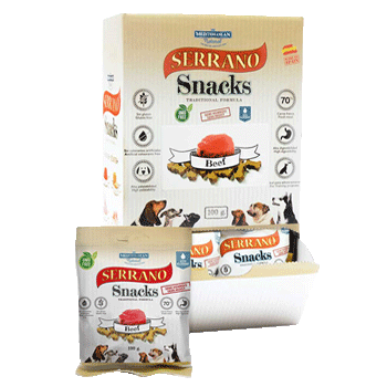 SERRANO SNACKS MANZO Display 25PZ 85GR