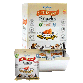 SERRANO SNACKS PROSCIUTTO Display 25PZ 85GR