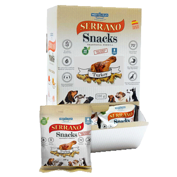 SERRANO SNACKS TACCHINO Display 25PZ 85GR