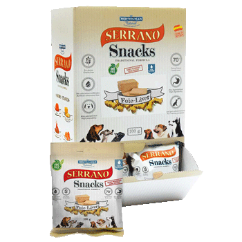 SERRANO SNACKS FEGATO Display 25PZ 85GR