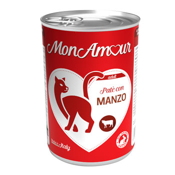 MONAMOUR CAT PATE' - 400 GR Manzo