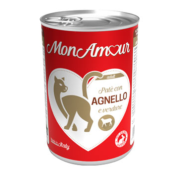 MONAMOUR CAT PATE' - 400 GR Agnello/Verdure