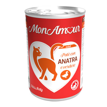 MONAMOUR CAT PATE' - 400 GR Anatra/Verdure