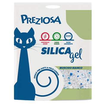 PREZIOSA LETTIERA PROFUMATA MUSCHIO BIANCO 6,5 KG
