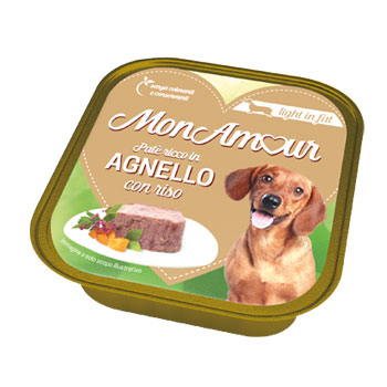 MONAMOUR DOG Agnello/Riso LIGHT 150GR