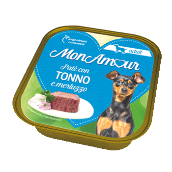 MONAMOUR DOG ADULT Tonno/Merluzzo 150GR
