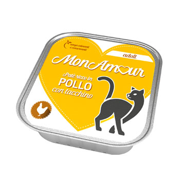 MONAMOUR CAT POLLO E TACCHINO 100 GR