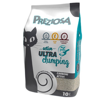PREZIOSA ULTRA CLUMPING CARBONI ATTIVI 10LT