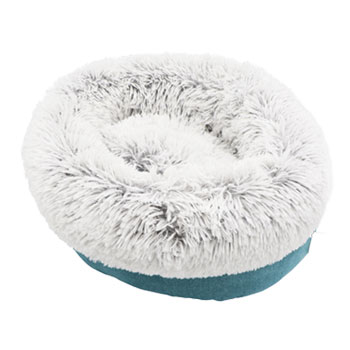 CUCCIA ROLLINGPET SMOOTHY AZZURRO/BIANCO 50CM
