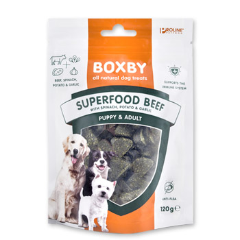 BOXBY Superfood MANZO SPINACI AGLIO 120G