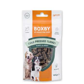 BOXBY SNACK PRESSATI A FREDDO TACCHINO100 GR