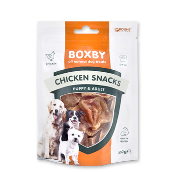 BOXBY Snack POLLO 100 GR Scadenza 01/06/2025