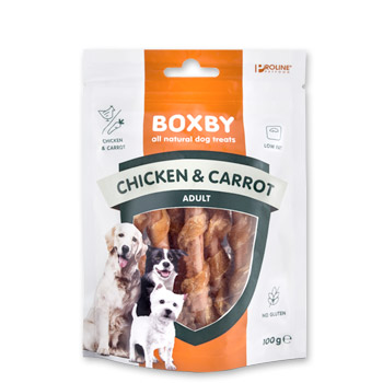BOXBY SNACK POLLO E CAROTE 100 GR
