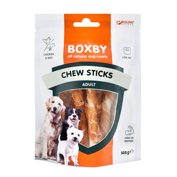 BOXBY Chew Sticks CON POLLO 325 GR