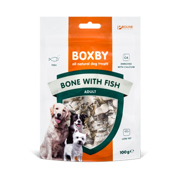 BOXBY OSSO CON PESCE 100 GR