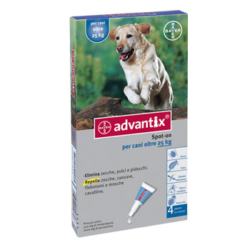 ADVANTIX 25 - 40KG 4pip x 4ml/10
