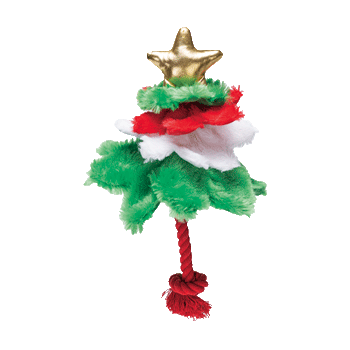 PELUCHE ALBERO DI NATALE CON CORDA 30x20x15CM