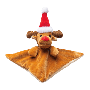 COPERTINA NATALIZIA RENNA 21x21x15CM