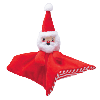 COPERTINA NATALIZIA BABBO NATALE 21x21x15CM