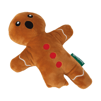 PELUCHE NATALIZIO OMINO PAN DI ZENZERO 25x18x5,5CM