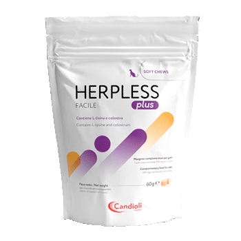 HERPLESS FACILE PLUS Sacchetto 30 bocconcini 60GR