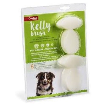 KELLY BRUSH TG. MEDIA 8 PAIA DI SPUGNETTE (16pz)