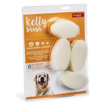 KELLY BRUSH TG. GRANDE 8 PAIA DI SPUGNETTE (16 pz.)