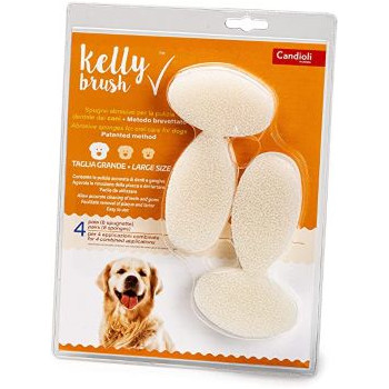 KELLY BRUSH TG. GRANDE 4 PAIA DI SPUGNETTE (8 pz.)