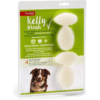 KELLY BRUSH TG. MEDIA 4 PAIA DI SPUGNETTE (8pz.)
