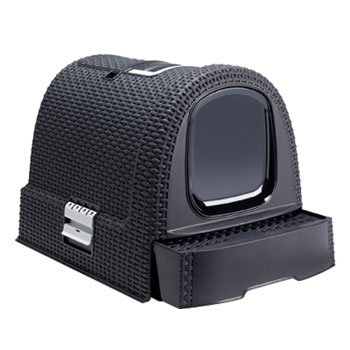 LETTIERA PER GATTIA ANTRACITE 51x39x39h CM