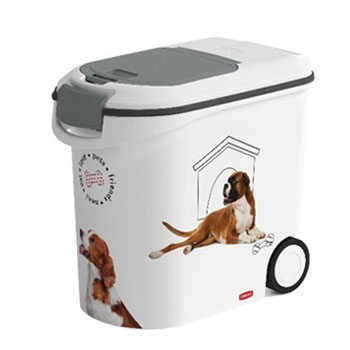 PORTACROCCHETTE CANE CON RUOTE 12KG 35LT 28x50x43h CM