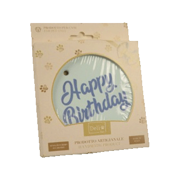 TORTA CANE AZZURRA ALLA VANIGLIA 110GR