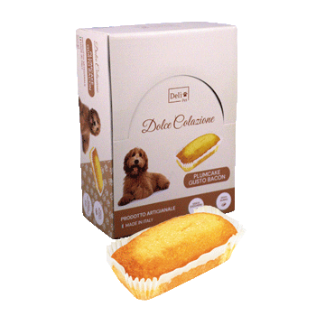PLUMCAKE NATALE CANE AL BACON 50GR