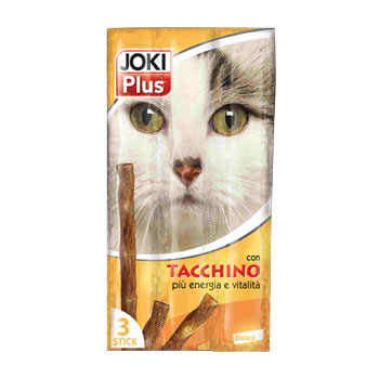 JOKI PLUS GATTO Tacchino 3x5gr