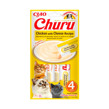 Churu Cat Snack Pollo con Formaggio 56GR (4 x 14gr)