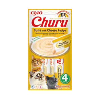 Churu Cat Snack Tonno con formaggio 56GR (4 x 14gr)