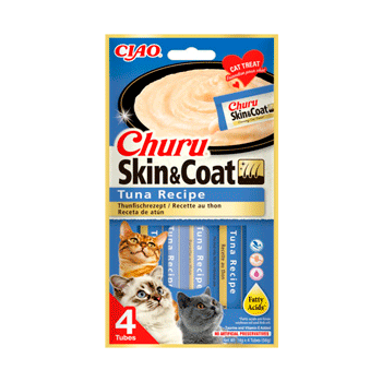Churu Cat Snack Skin&Coat Tonno 56GR (4 x14gr)
