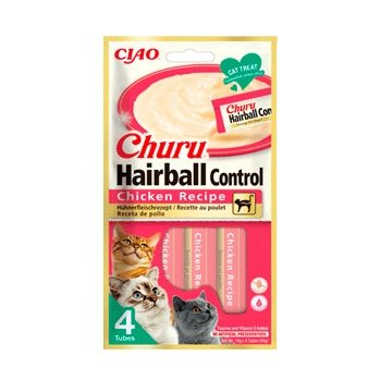 Churu Cat Snack Hairball Pollo 56GR (4 x 14gr)
