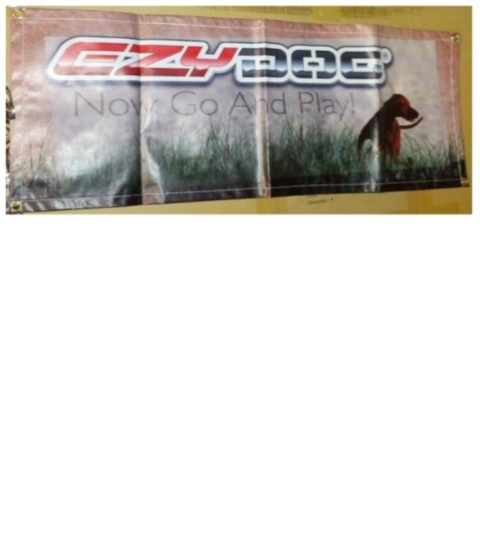 EZY DOG BANNER 2010 74x30